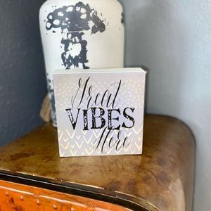 GREAT VIBES SMALL DECORATIVE BOX - LIKE NEW